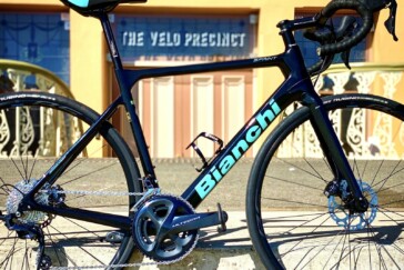 Caleb Ewan after winning Stage 2 of the 2017 Tour Down Under. Image: Nat Bromhead.