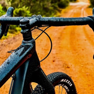 Harry combining university studies and light training as he eased back onto the bike.