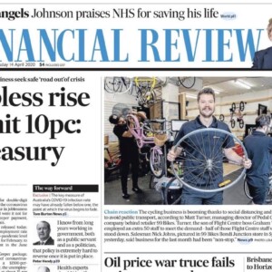 Harry combining university studies and light training as he eased back onto the bike.