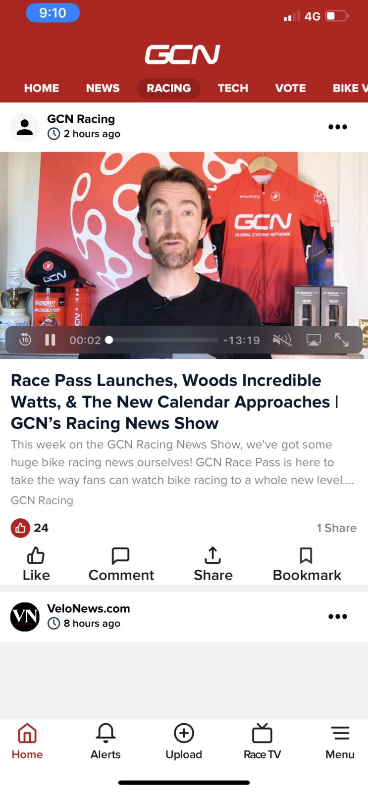 Global Cycling Network Launch Live Race Viewer Service