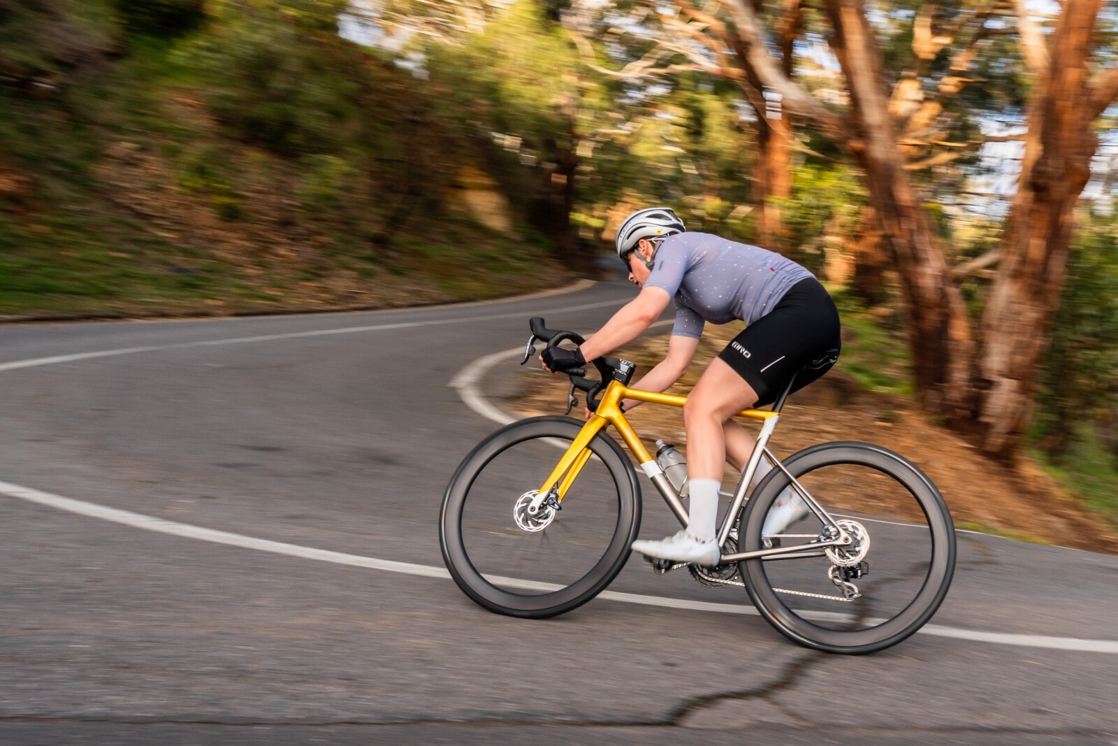 Julian Alaphilippe, Wout van Aert and Michael Matthews on the podium after the 2020 Milan-San Remo. Image: Sirotti