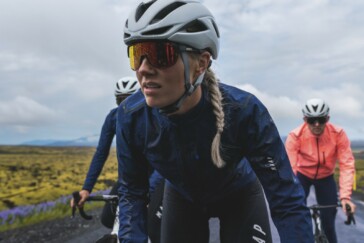 The AURUM Magma and test rider during wind tunnel trials in Italy.