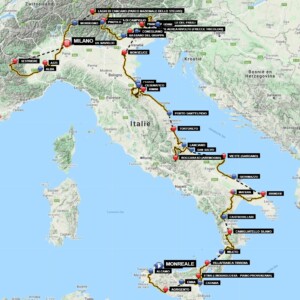The route of the 2020 Giro d’Italia - the second Grand Tour of the year and a race that features 18 Australia riders.