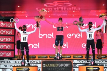 The overall standings after the final stage of the 2020 Giro.