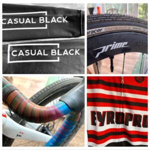 The virtual challenge received a huge amount of media attention. Here, Michael Tomalaris of SBS interviews Rupert during the ride.