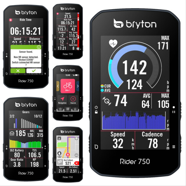 First Look: New Bryton Rider 750 GPS Computer - Bicycling Australia