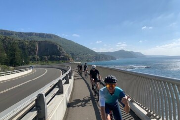 The bike is finished in stylish ‘Rust Red’ – a deep red frame with black highlights and white decals.