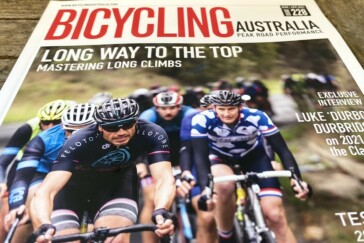 The bike is finished in stylish ‘Rust Red’ – a deep red frame with black highlights and white decals.