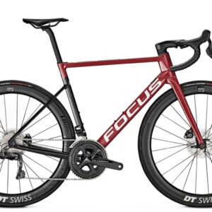 The bike is finished in stylish ‘Rust Red’ – a deep red frame with black highlights and white decals.
