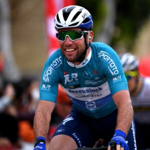 Leif Justham at the start of his round Australia ride to help raise awareness of environmental issues. Image: Stirling Districts FC.