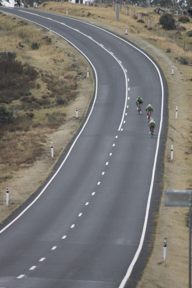 <p>Going downhill fast towards New Norfolk</p>