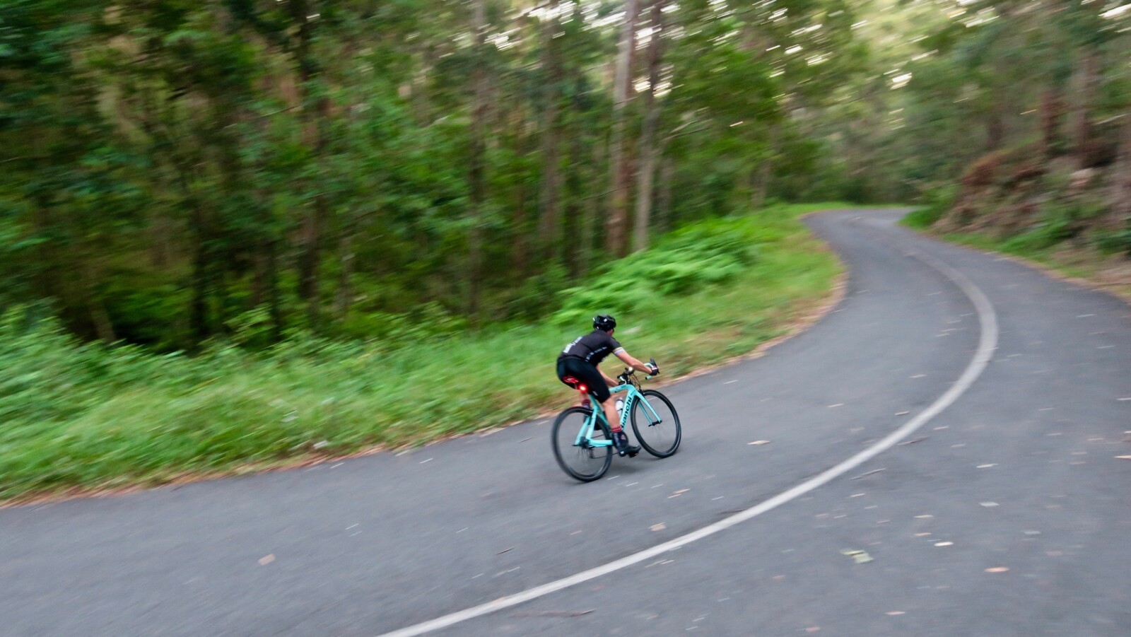 Almost at the top of the 99 Bends