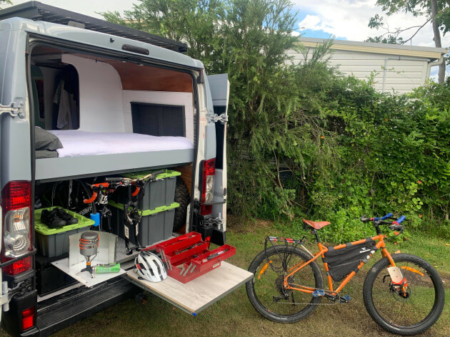 Van bike storage ideas hot sale