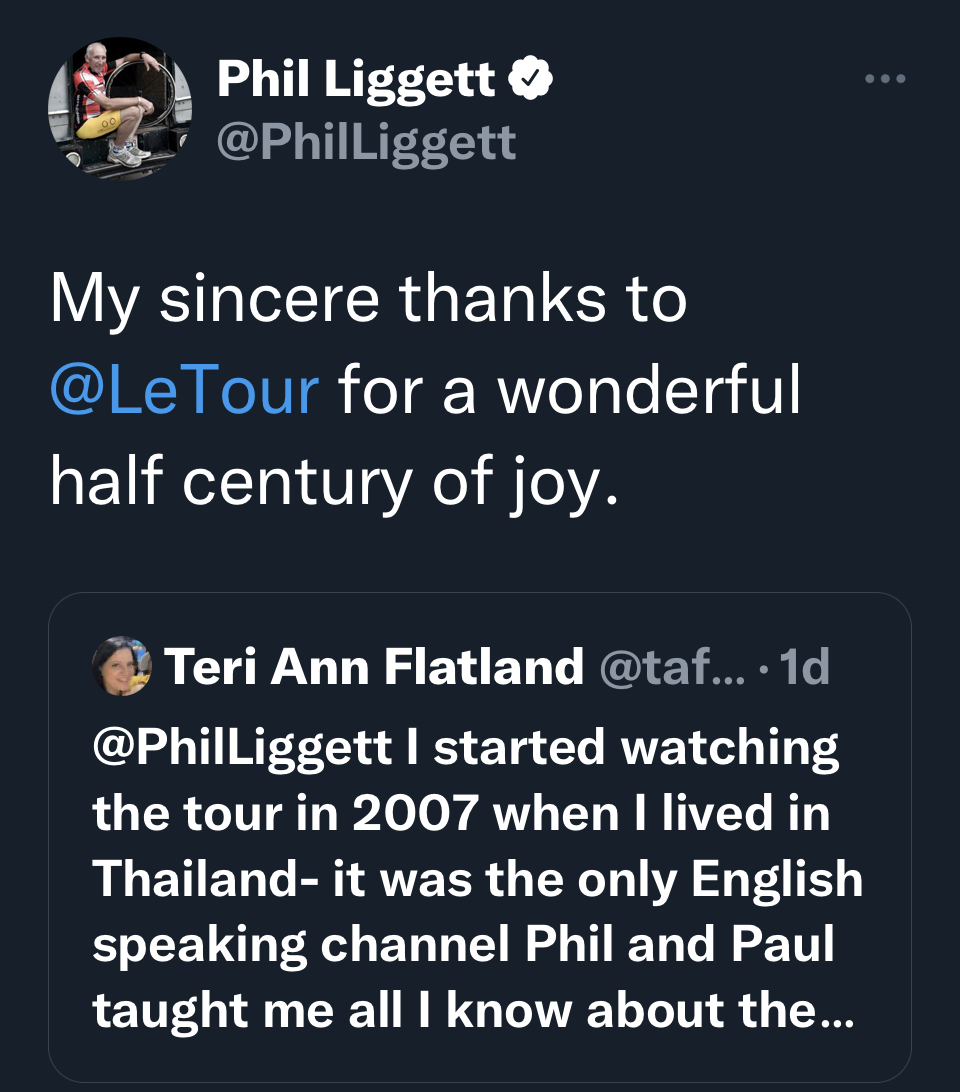 phil liggett tour down under 2023