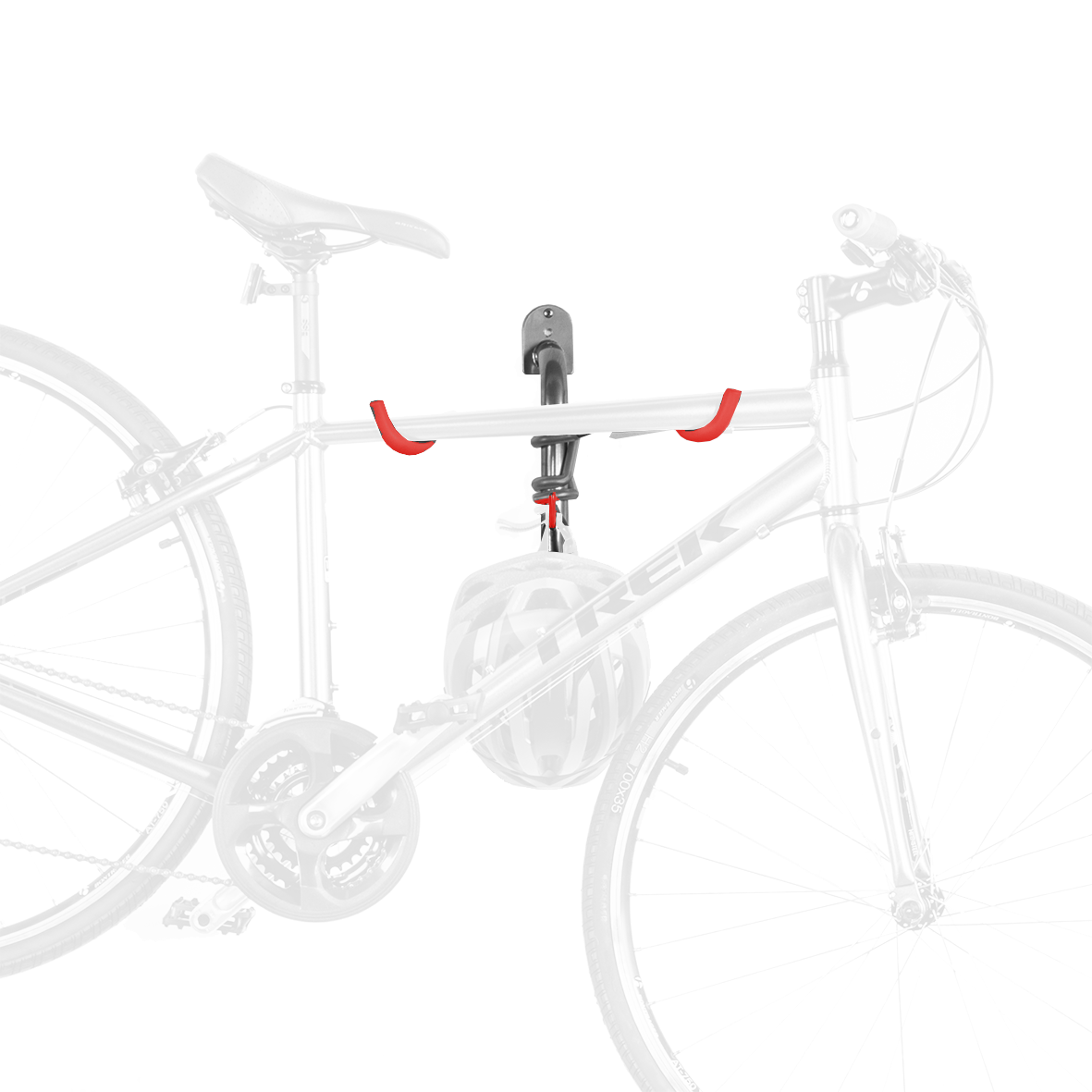 delta design single bike horizontal wall mount rack